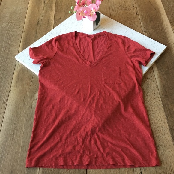 Madewell pocket v neck t shirt small s - Picture 2 of 5